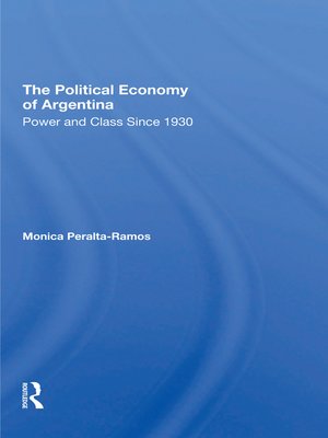 cover image of The Political Economy of Argentina